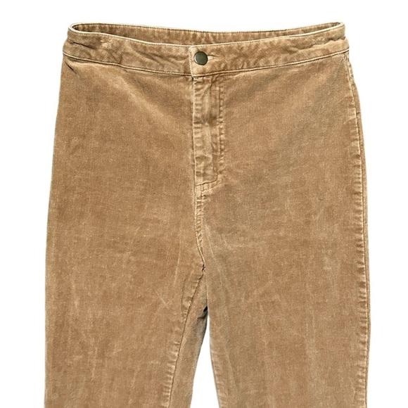 By Together Boutique Tan Corduroy Flare Pants Size Small - Picture 2 of 6